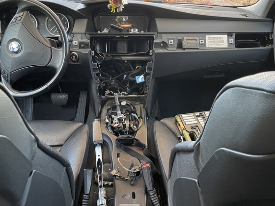 BMW E60 Kardantunner oberbau ausgebaut